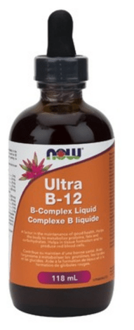 Expires March 2024 Clearance Now Foods Ultra B-12 B-Complex Liquid 118 ml - YesWellness.com