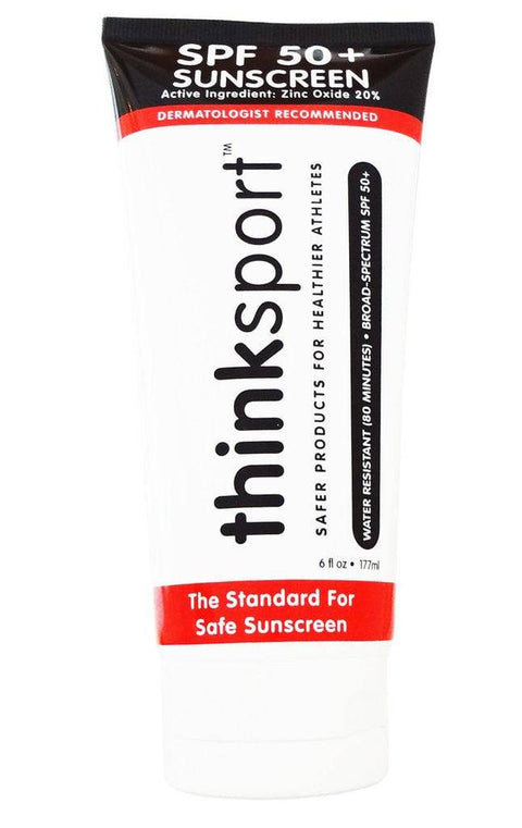 Expires March 2024 Clearance Thinksport Safe Suncreen SPF 50+ 6 oz - YesWellness.com