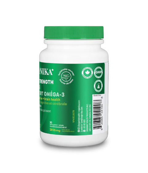 Organika Extra Strength Omega-3 60 Softgels