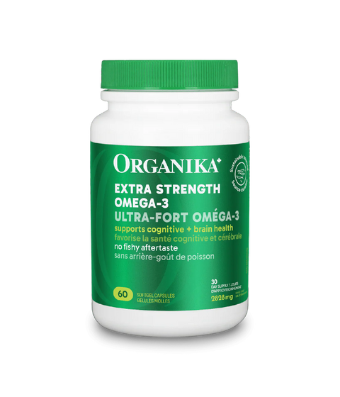 Organika Extra Strength Omega-3 60 Softgels
