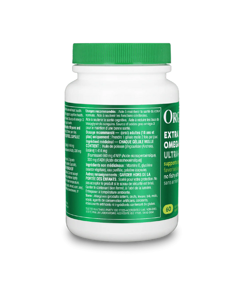 Organika Extra Strength Omega-3 60 Softgels