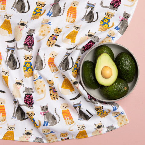 Danica Jubilee Feline Fine Dishtowel