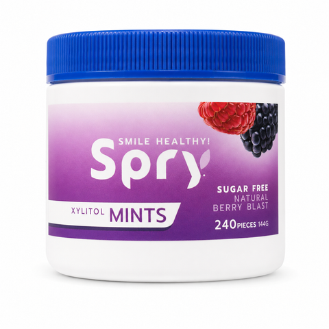 Xlear Spry Dental Defense with Xylitol Mints Sugar Free 240 Pieces