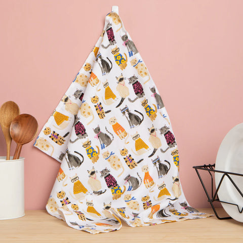 Danica Jubilee Feline Fine Dishtowel