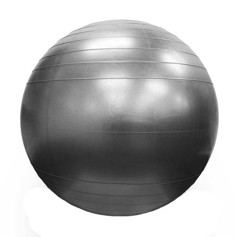 FitterFirst Classic Exercise Ball Chair - 75cm - Silver - YesWellness.com