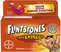 Expires April 2026 Clearance Flintstones with Extra C Multivitamins 60 chewable tablets