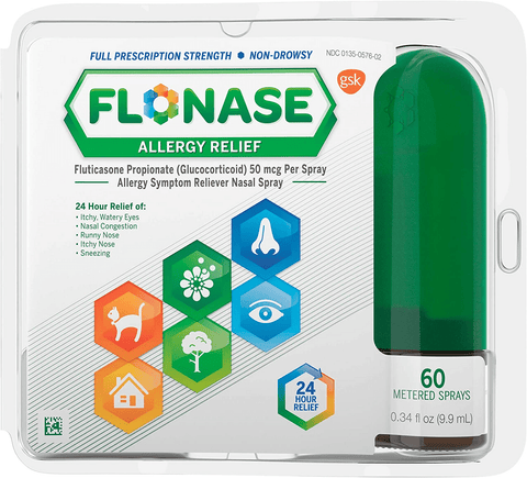 Expires June 2024 Clearance Flonase Allergy Relief Nasal Spray - 60 Doses - YesWellness.com
