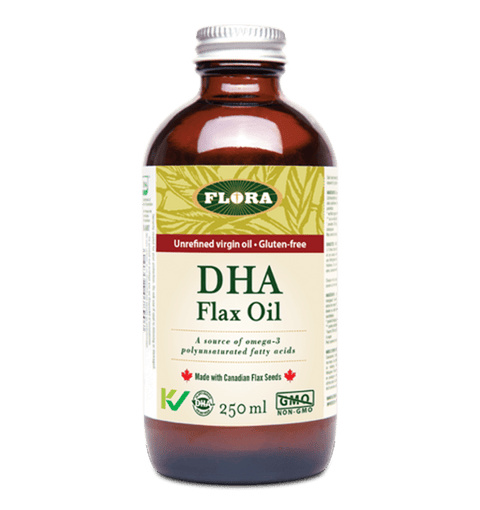 Flora Health DHA Flax Oil 250ml - YesWellness.com
