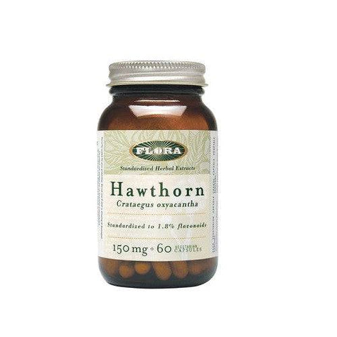 Flora Health Hawthorn 60 Capsules - YesWellness.com