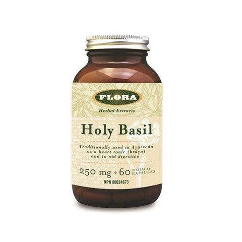 Flora Health Holy Basil 60 Capsules - YesWellness.com