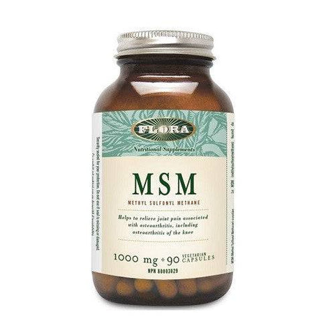 Flora Health MSM Methyl Sulfonyl Methane 1000mg - YesWellness.com