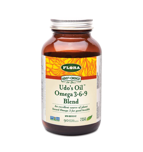 Expires July 2024 Clearance Flora Health Udo's Choice Udo's Oil 3+6+9 Blend 180 Softgel Capsules