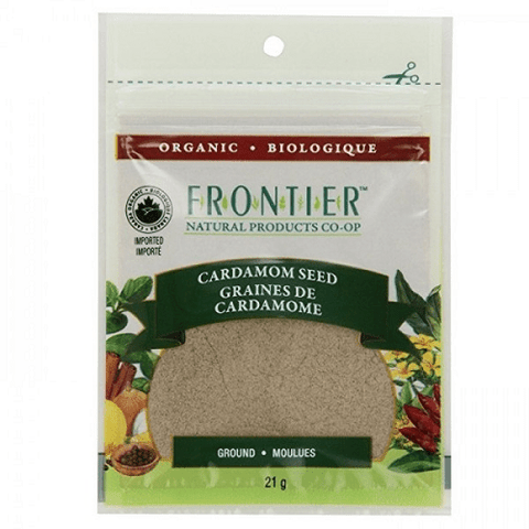 Frontier Natural Products Organic Cardamom Seed Ground 21 g - YesWellness.com