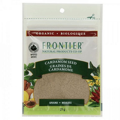 Frontier Natural Products Organic Cardamom Seed Ground 21 g - YesWellness.com