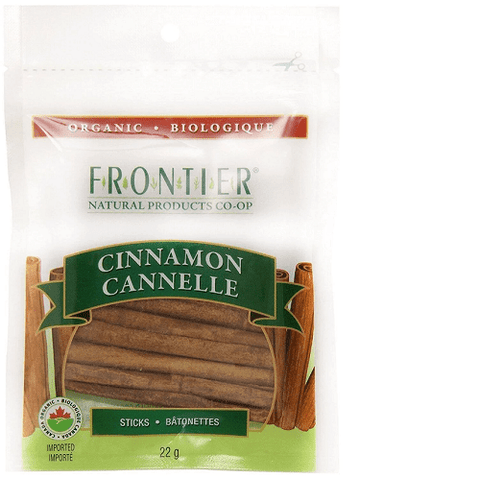 Frontier Natural Products Organic Cinnamon Sticks 22 grams - YesWellness.com