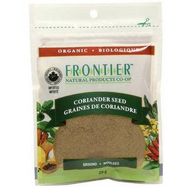 Frontier Natural Products Organic Coriander Seed Ground 29 grams - YesWellness.com