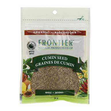 Frontier Natural Products Organic Cumin Seed Whole 34 grams - YesWellness.com