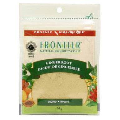 Frontier Natural Products Organic Ginger Root Ground 26 grams - YesWellness.com