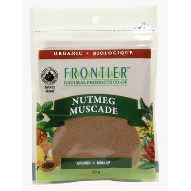 Frontier Natural Products Organic Nutmeg Ground 39 grams - YesWellness.com