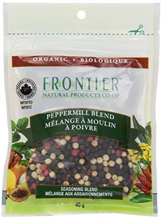 Frontier Natural Products Organic Peppermill Seasoning Blend 40 grams - YesWellness.com