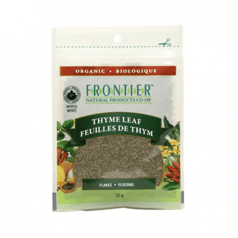 Frontier Natural Products Organic Thyme Leaf Flakes 12 grams - YesWellness.com