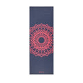 Gaiam Navy Fleur Marrakesh Yoga Mat 4mm - YesWellness.com