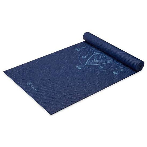 Gaiam Premium Celestial Blue Yoga Mat 6mm - YesWellness.com