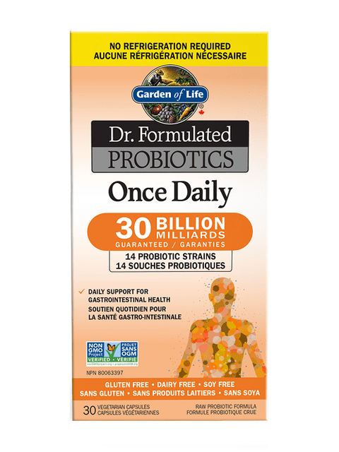 Garden of Life Dr. Formulated Probiotics Once Daily 30 Billion Shelf Stable - 30 Veg Capsules - YesWellness.com
