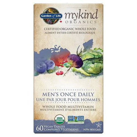 Garden of Life Mykind Organics Men's Once Daily Multivitamin - YesWellness.com