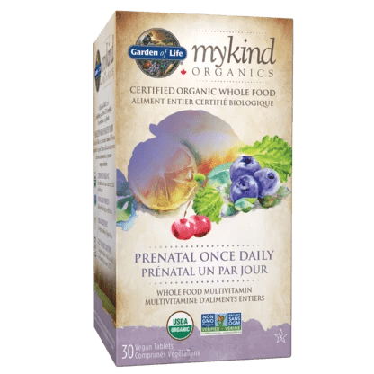 Garden of Life mykind Organics Prenatal Once Daily 30 Vegan Tablets - YesWellness.com