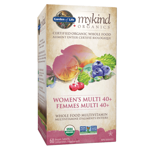 Garden of Life Mykind Organics Women's Multi 40+ (60 Vegan Tablets) - YesWellness.com