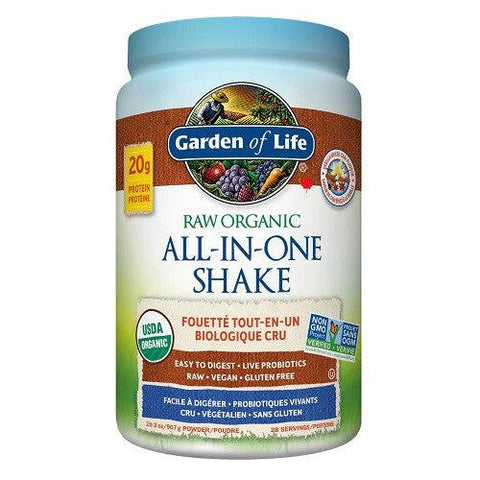 Garden Of Life Raw Organic All-In-One Shake - Vanilla Spiced Chai 907g - YesWellness.com