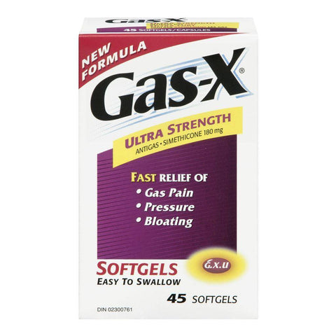 Gas-X Ultra Strength Simethicone 180 mg - YesWellness.com
