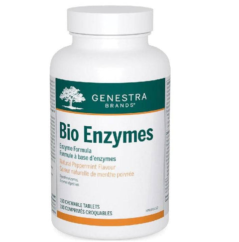Genestra Bio Enzymes 100 Chewable Tablets - YesWellness.com