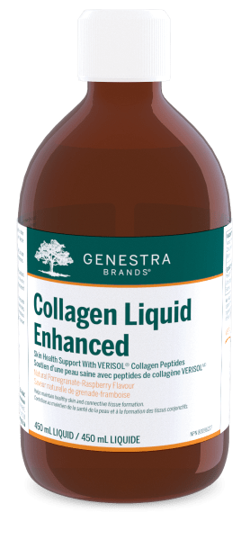 Genestra Collagen Liquid Enhanced Natural Pomegranate - Raspberry Flavour 450mL - YesWellness.com