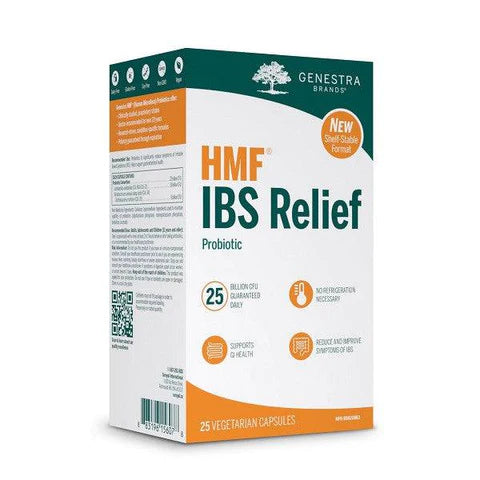 Expires July 2024 Clearance Genestra HMF IBS Relief Probiotic (Shelf Stable) 25 Vegetarian Capsules - YesWellness.com