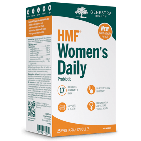 Genestra HMF Women's Daily Probiotic (Shelf stable) 25 Vegetarian Capsules - YesWellness.com