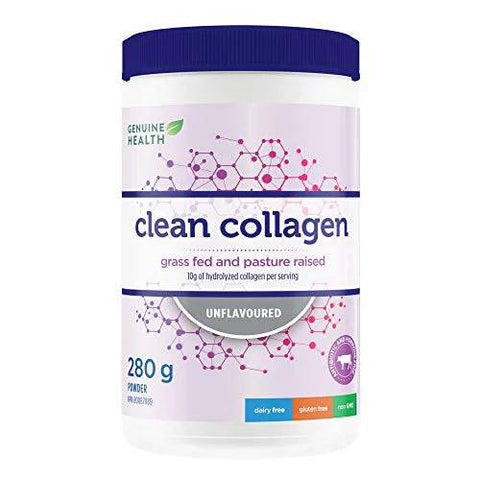 Genuine Health Clean Collagen Bovine - Unflavoured - YesWellness.com