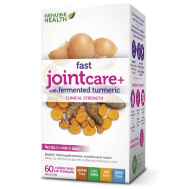 Genuine Health Fast Joint Care+ with Fermented Turmeric 60 Capsules - YesWellness.com