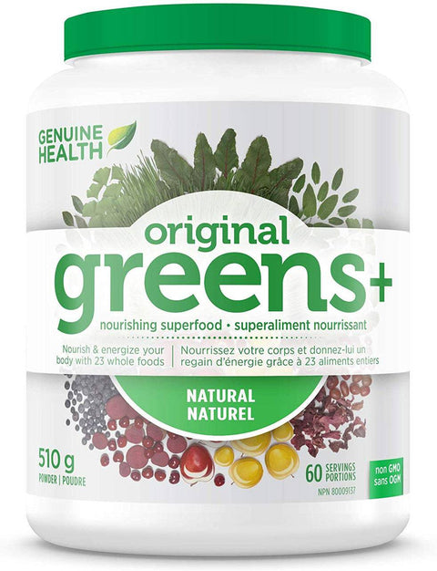 Expires January 2026 Clearance Genuine Health Greens+ Original Powder Natural 510g