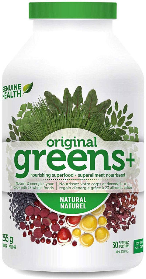 Genuine Health Greens+ Original Powder Natural - YesWellness.com