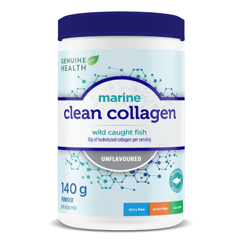 Genuine Health Marine Clean Collagen Wild Caught Fish - Unflavoured - YesWellness.com