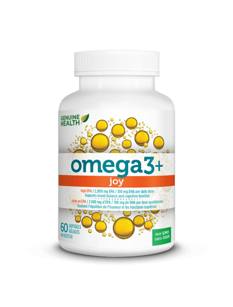 Genuine Health Omega3+ Joy Softgel - YesWellness.com