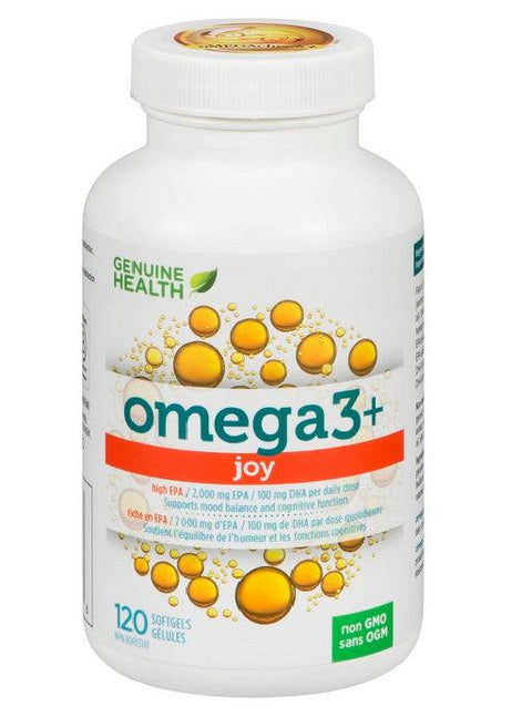 Genuine Health Omega3+ Joy Softgel - YesWellness.com