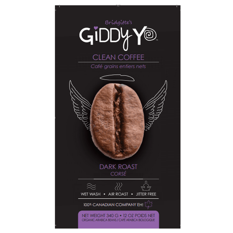 Giddy YoYo Clean Coffee Dark Roast (whole bean) - YesWellness.com