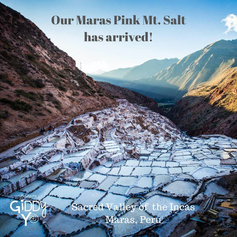 Giddy YoYo Maras Pink Mountain Salt (Peru) - YesWellness.com