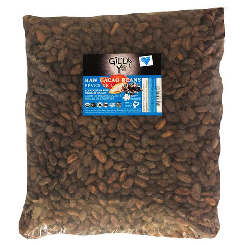 Giddy YoYo Raw Cacao Beans Certified Organic - YesWellness.com