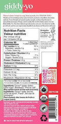 Giddy YoYo Strawberry 80% Dark Chocolate Bar Certified Organic 62g - YesWellness.com