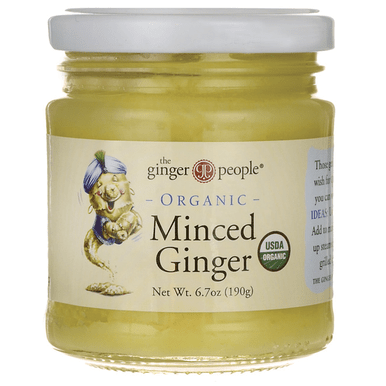 Expires July 2024 Clearance Ginger People Organic Minced Ginger 190 Grams - YesWellness.com