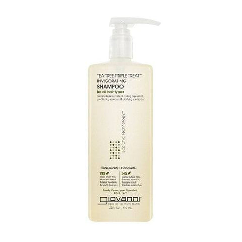 Giovanni Tea Tree Triple Treat Invigorating Shampoo - YesWellness.com